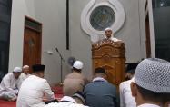 Kajian agama oleh Ust. Abdurrahman Ismail Jumat (8/3) di Masjid Al Kamal Kantor Gubernur Kepulauan Bangka Belitung